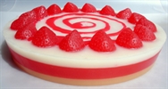 Handcrafted Glycerine Soap Cake Strawberry