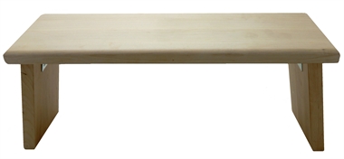 Meditation Stool/Bench Seiza ,folding legs, British Alder wood, handcrafted, 48 x 17 cm