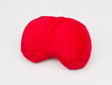 Zafu Meditation Cushion Kidney Shaped in Corduroy  Fabric 