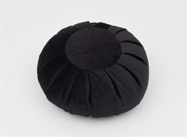 Zafu Meditation Cushion Round in Moleskin Fabric 