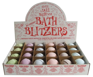 Bath Blitzers  Large 70 mm , Display box of 24 Laugh in the Bath collection 