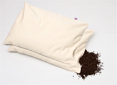 Set of Two Organic Buckwheat Pillows, Large Size 28" x 17" (71cm x 43cm)